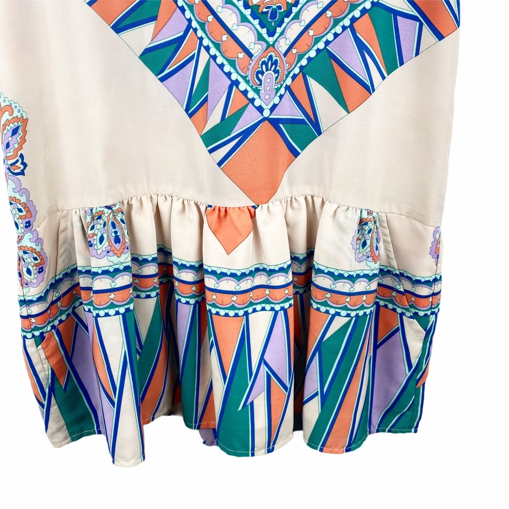 LOVERS & FRIENDS Multicolor Babydoll Dress XS - Picture 5 of 10